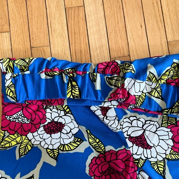 melissa mccarthy seven7 Wide Leg Trousers Pants 24w Floral Colorful Casual - Picture 4 of 7